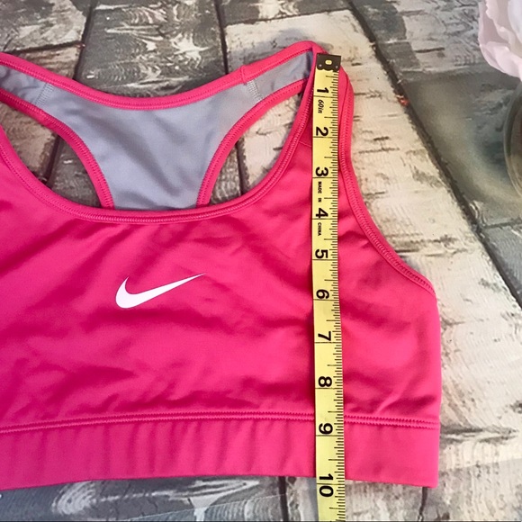 Pink Nike Dri Fit Sports Athletic Racerback Bra - Picture 4 of 6